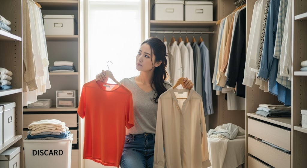 服はどのタイミングで捨てる？断捨離のコツ