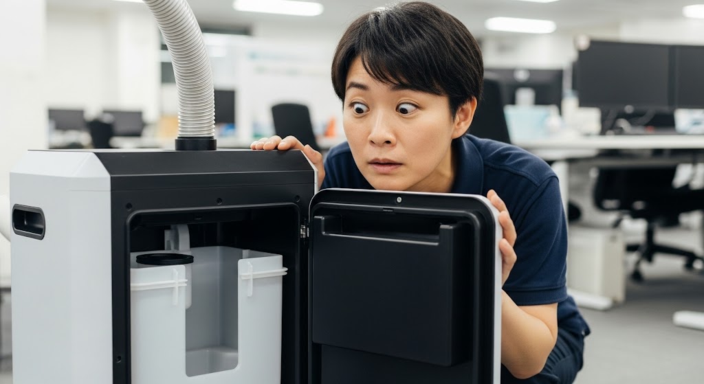 ドンキ 置くだけエアコンは排水は必要か？