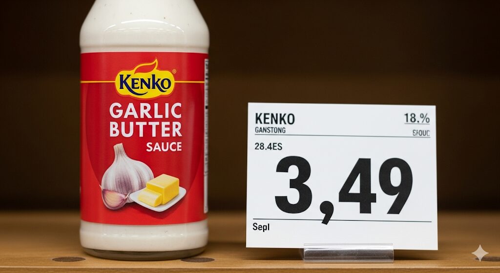 ガーリックバターソースの定価はいくらですか？