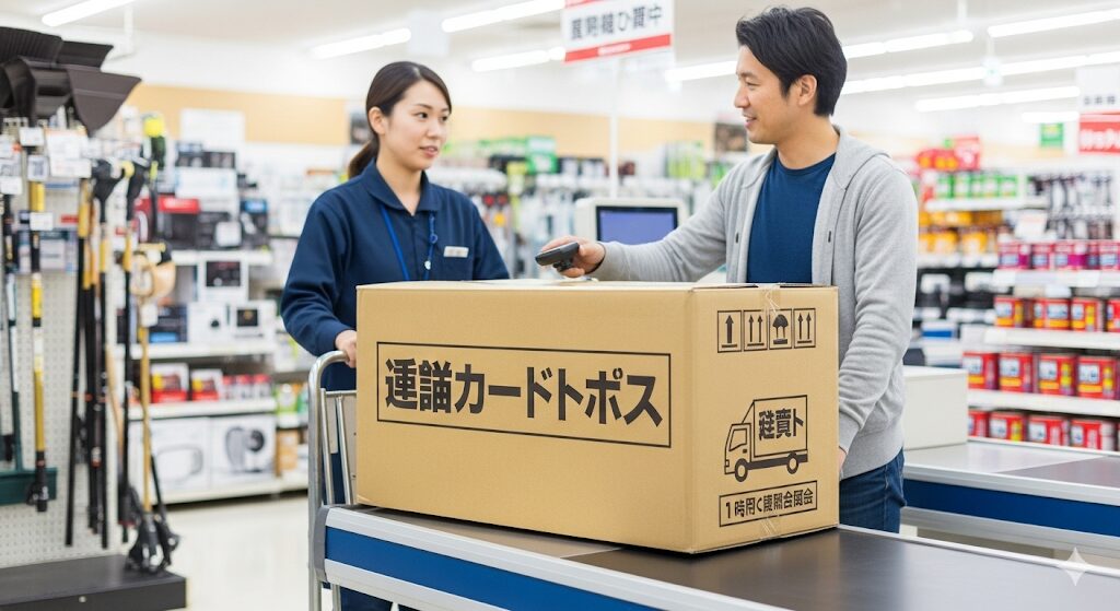 ホームセンターで大きい段ボールを購入