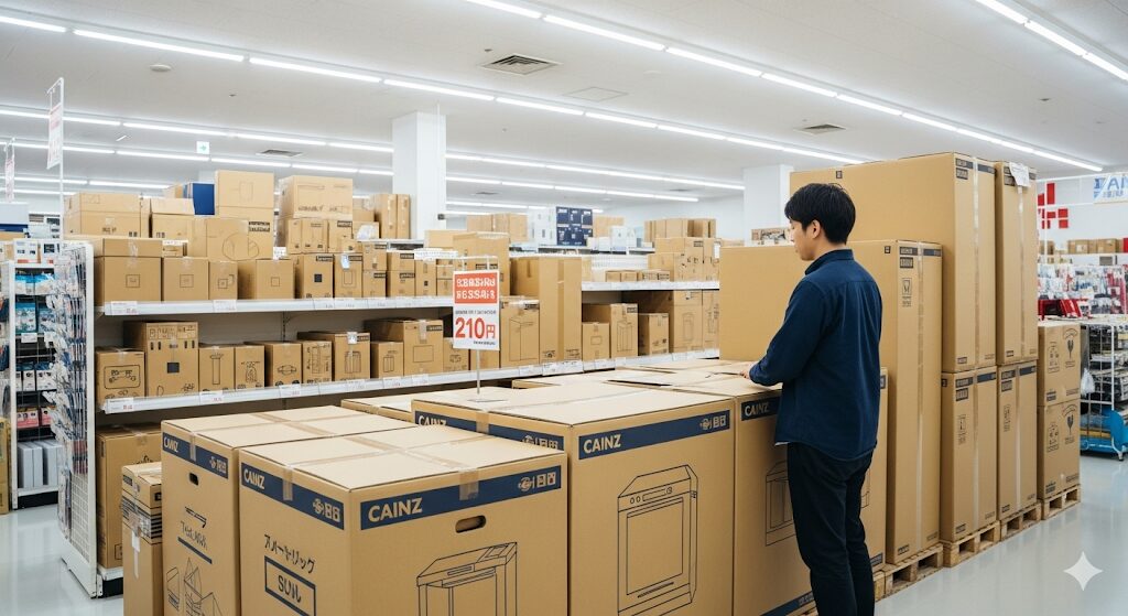 カインズで買える大きいダンボールのサイズ
