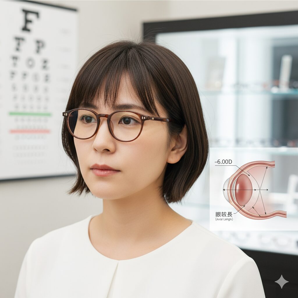 強度近視の視力はいくつですか？