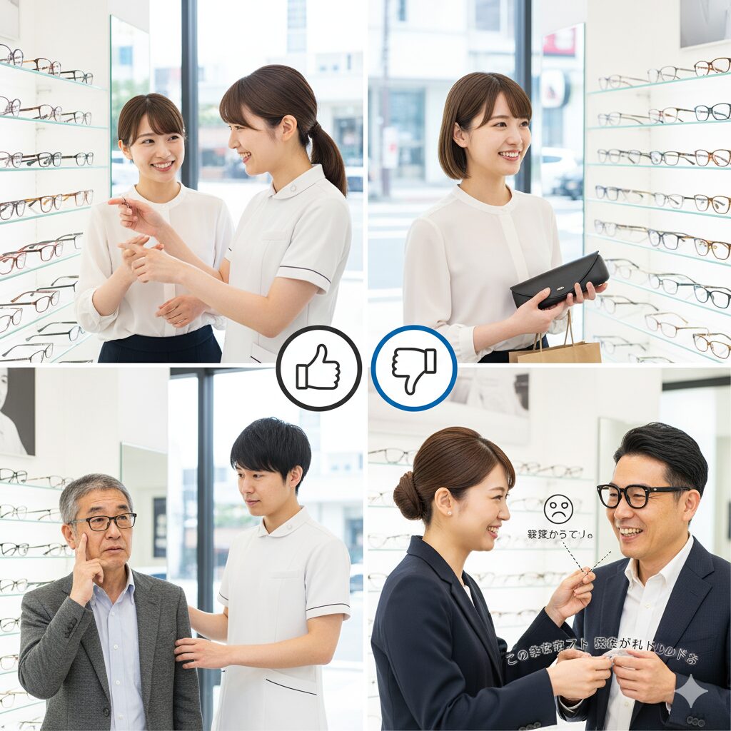 眼鏡市場の口コミからわかること